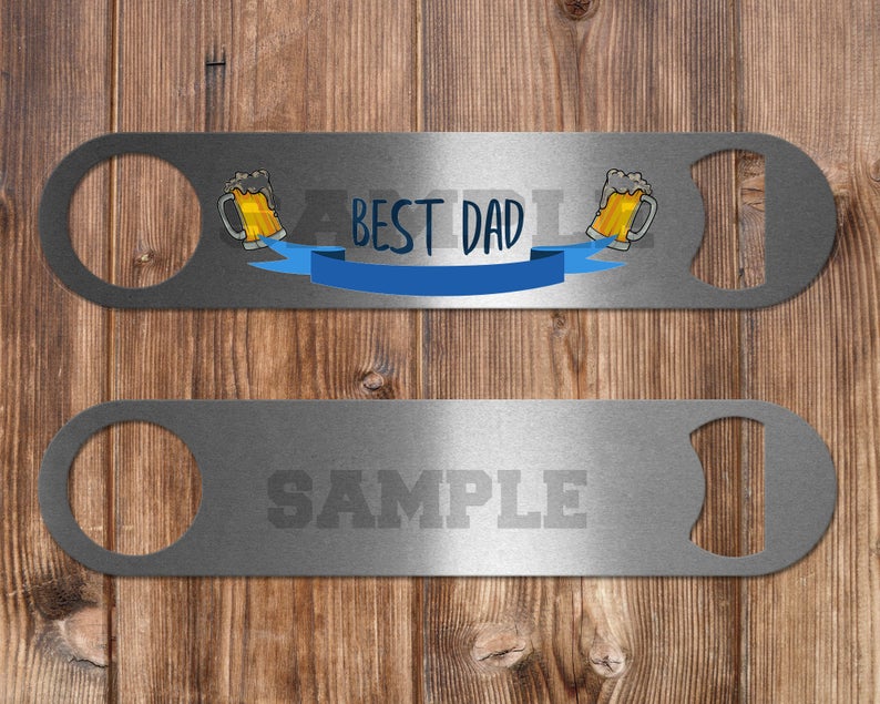 Pub Style Bottle Opener - 2 Sided 6.97" x 1.54"