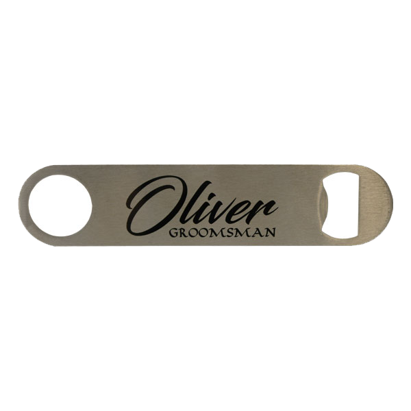 Pub Style Bottle Opener - 2 Sided 6.97" x 1.54"